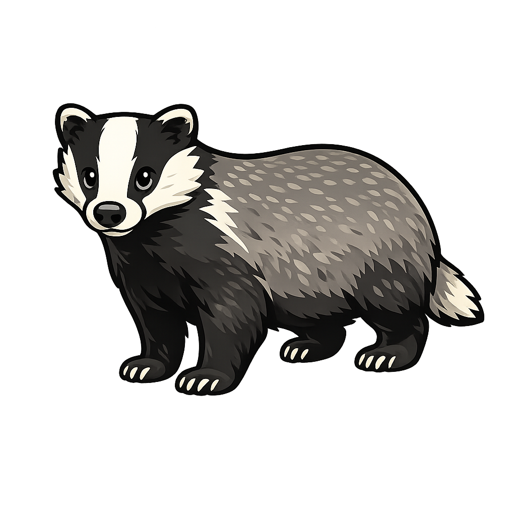 European Badger — United Kingdom national animal · ToonTone Guess