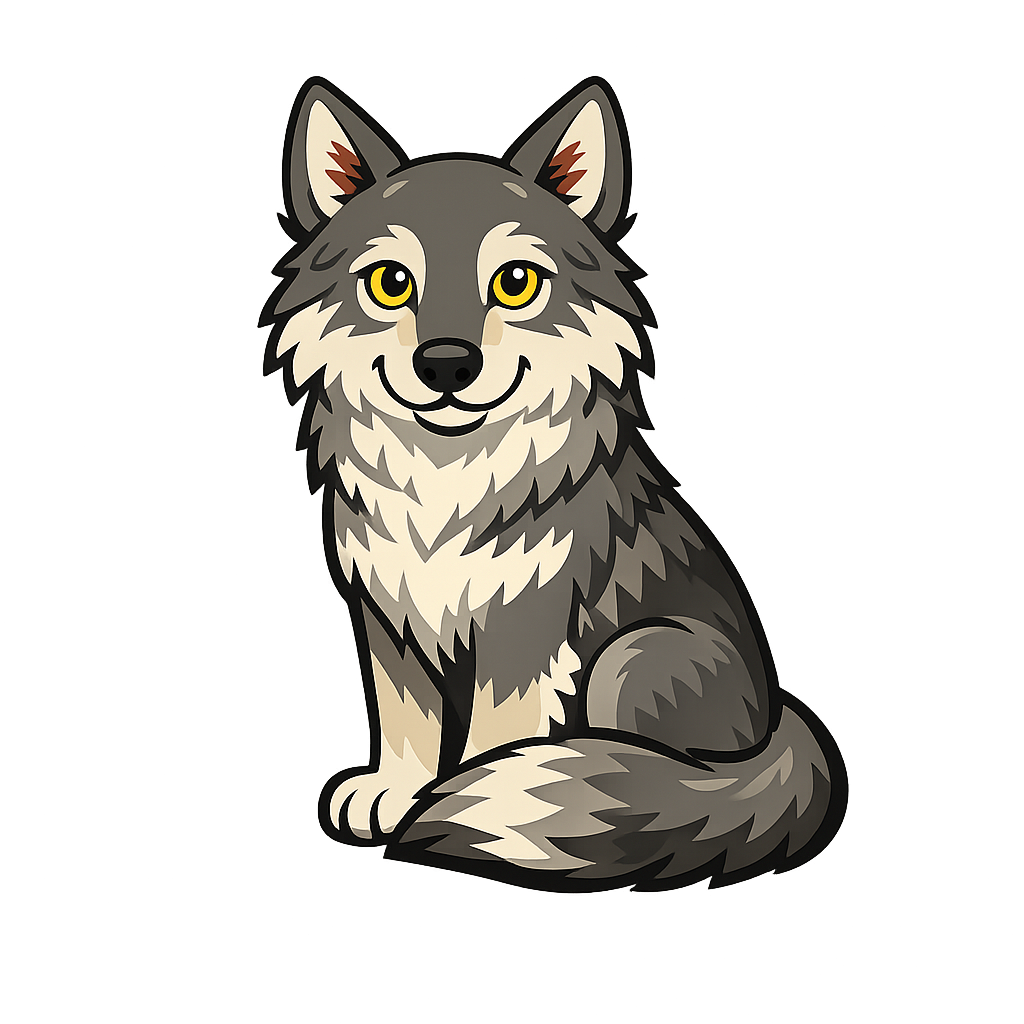 Mexican Wolf — Mexico national animal · ToonTone Guess
